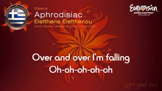 Eleftheria Eleftheriou  quotAphrodisiacquot Greece  Karaoke version [upl. by Colville]