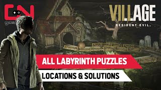 All Labyrinth Puzzle Resident Evil Village 8 Locations amp Solutions [upl. by Antonius164]