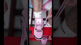 How to Lace Jordan 4s fyp jordan sneakerhead [upl. by Ynaffi]