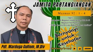 Jamita Partangiangan  Mazmur 92  1  4 [upl. by Madelin]