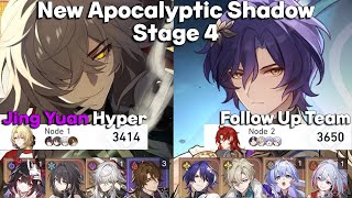 New Apocalyptic Shadow Stage 4  Jing Yuan Hypercarry amp Follow Up Team  Honkai Star Rail 23 [upl. by Syah]