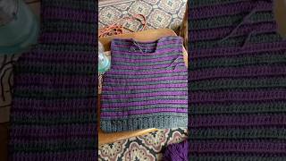 Making a crochet vest💜vest crochetpatterns crochetprojects diy handmade alaska crochet [upl. by Gassman]