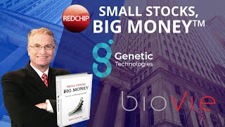 RedChip TV Highlights Genetic Technologies NASDAQ GENE amp BioVie NASDAQ BIVI [upl. by Anselme]