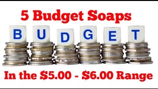 5 Budget Shave Soaps In The 5  6 Range [upl. by Mure862]