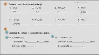 Go Math Fourth grade lesson 11 page 9 [upl. by Laurin]