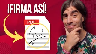 Cómo FIRMAR un PDF  Añade ONLINE tu FIRMA DIGITAL [upl. by Adlesirhc151]