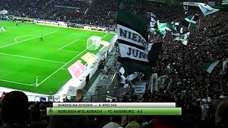 Gladbach  Augsburg 42 23092015  Die Seele brennt [upl. by Anett]