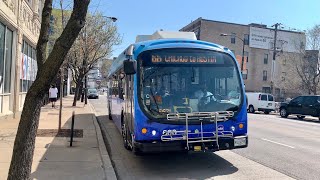 Chicago CTA Proterra Electric Bus 4K [upl. by Sucramraj]