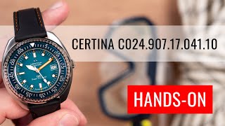 HANDSON Certina DS Super PH1000M Automatic Powermatic 80 C0249071704110 [upl. by Nrek]