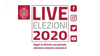 Elezioni 2020 la diretta dello spoglio dei voti per le Comunali a Venezia [upl. by Edie108]