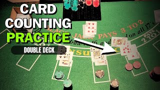 Practice Card Counting Double Deck Blackjack [upl. by Gristede295]