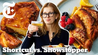 French Toast 2 Ways SheetPan vs Soufflé  Melissa Clark  NYT Cooking [upl. by Samot]