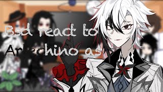 Bungo stray dogs react to Arlecchino as Atsushi’s care taker NOT MY OG IDEA [upl. by Nyrual156]