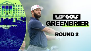 LIV GOLF GREENBRIER  ROUND 2  AUG 17 2024 [upl. by Rollo]