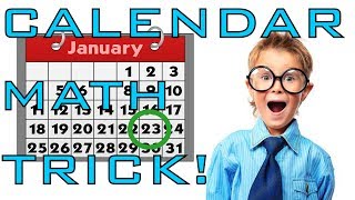 Calendar Math Trick Part 1  Introduction [upl. by Clayberg]