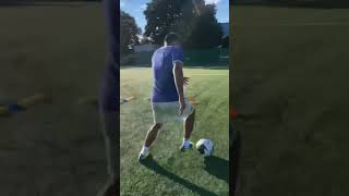 2 BEST🔥 drills to improve dribbling skills footballskills shorts soccer skill skills footwork [upl. by Carmine]