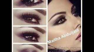 Haifa wahby inspired makeup look  لوك هيفا وهبي السموكي [upl. by Avir673]