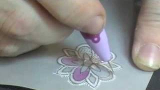 Parchment Crafting with SweetStampscom Rubber Stamps [upl. by Goldner]