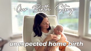 I had an accidental home birth  Our Birth Story [upl. by Sherm]