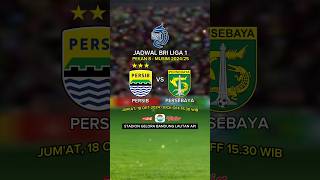 Jadwal Liga 1 2024 Pekan Ke 8  Persib vs Persebaya  Live Indosiar [upl. by Enicar657]