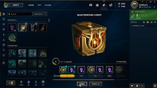 Opening 20 Masterwork Chests  League Of Legends [upl. by Ignaz184]