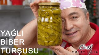 YAĞLI BİBER TURŞUSU ❗️Nasıl Yapılır  Chef Oktay Usta [upl. by Yvel]