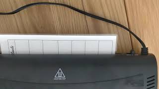 WHSmith A4 Laminator hot review [upl. by Gerik]