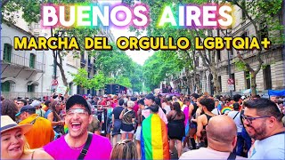 【4K】Marcha del Orgullo LGBTIQ Buenos Aires 2024  Buenos Aires Gay Pride Argentina [upl. by Rosalia]