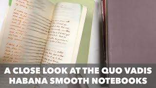 A close look at the Quo Vadis Habana Smooth notebooks [upl. by Esch]