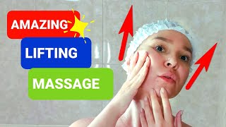 FACE LIFTING massage instant result [upl. by Elinet650]