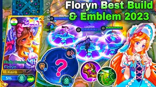 FLORYN BEST BUILD amp EMBLEM 2023🌸New Update🔥Sanrio Fluffy Dream Gameplay💖 [upl. by Nicolas167]