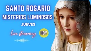 🙏​Santo Rosario en Audio  Misterios Luminosos  Jueves🙏​ [upl. by Ahsemik]