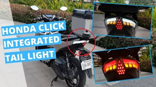 Honda Click Integrated Tail Light Review [upl. by Germayne400]