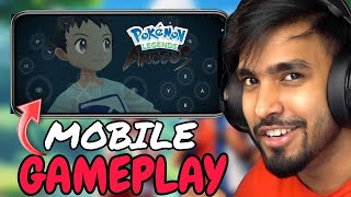 Pokemon Legends Arceus Mobile Gameplay  😱 Playing Pokemon Legends Arceus in Mobile Android [upl. by Aracat370]