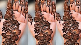 Simple Mehndi Design 2022 ll Easy Arbic Mehndi For Begginers ll Mehendi design pic ll Bridal mehndi [upl. by Schiff636]