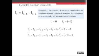 Progresiones Sucesión recurrente I [upl. by Rhett573]