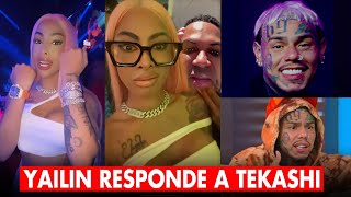 YAILIN LE RESPONDE A TEKASHI 6IX9INE POR TIRARLE LA RESPUESTA FT LENIER [upl. by Kiehl92]