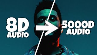 The Weeknd  Starboy 5000D Audio  Not 2000D Audio ft Daft Punk Use HeadPhone  Share [upl. by Chester280]