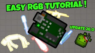 HOW TO CHANGE INTO RGB NPC amp OBJECTS VERY EASY 🌈  MELON PLAYGROUND 260 [upl. by Cheadle]