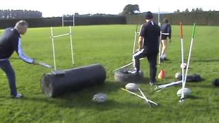 Half BackScrum Half Passing Drill [upl. by Allsun]