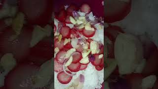 fried rice with hotdogmixed foodfor breakfastcravingviral [upl. by Olenta225]