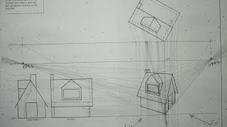 Engineering Graphic and DesignGrade 11 two points Perspective Drawing Task 1️⃣2️⃣ [upl. by Maritsa207]