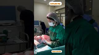 CSECTION delivery viralvideo doctor duty shortvideo hospital youtube nursingstudent [upl. by Ennairam]