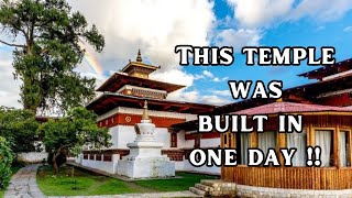 Did u know this temple ‘Kichu lhakhang’ was built in one day [upl. by Ecirb307]