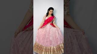 🫠😍🥰 stylingideas shortsvideo trend fashion explore halfsarees wedding style dress yt [upl. by Casar]