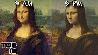 Top 10 Scary Paintings That Moved [upl. by Notyarb]