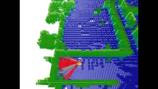 Robot 3D Localization using a Kinect and an 3D Map octomap [upl. by Diandra198]