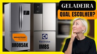 QUAL ESCOLHER BRASTEMP FRENCH DOOR 554L BRO85AKELECTROLUX INVERTER MULTIDOOR EFFICIENT 590L IM8 [upl. by Cochard941]