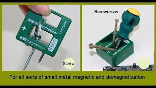 Screw Driver Magnetizer  Demagnetizer For All Technician [upl. by Holli]