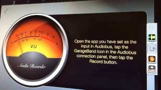 Audiobus Inter APP Audio apps  HARMONY VOICE input to Garage Band output via Audiobus [upl. by Dorothee]